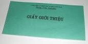 Mẫu giấy giới thiệu Mẫu giấy giới thiệu