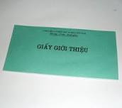 Mẫu giấy giới thiệu