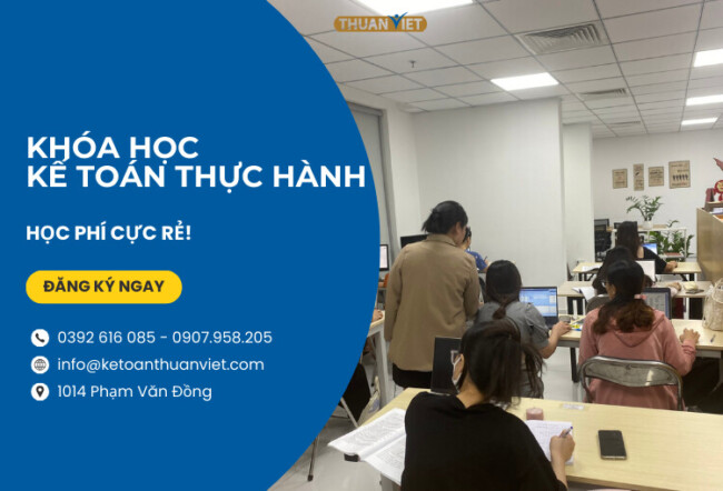 Học kế toán thực hành Thuận Việt