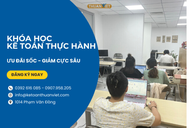 Khóa học kế toán thực hành Thuận Việt