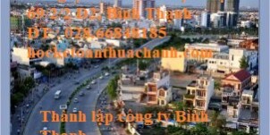 dịch vụ thành lập công ty uy tín quận Bình Thạnh