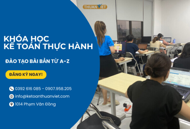 học kế toán thực hành ỏ đâu Thủ Đức Học kế toán thực hành thực tế ở đâu tại Tp.HCM