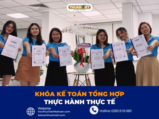 Học kế toán thực hành - Làm việc thức tế