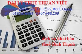 dịch vụ khai báo thuế Quận Bình Thạnh