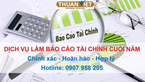 Dịch vụ làm sổ sách kế toán, báo cáo tài chính tại TP.HCM