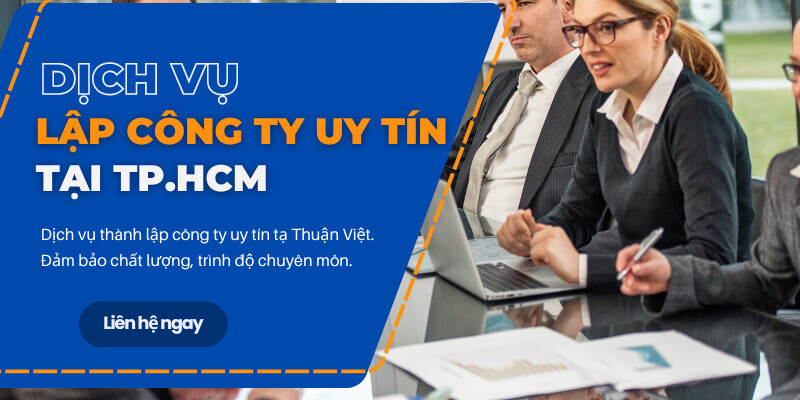 Dịch vụ thành lập công ty uy tín tại Tp.HCM