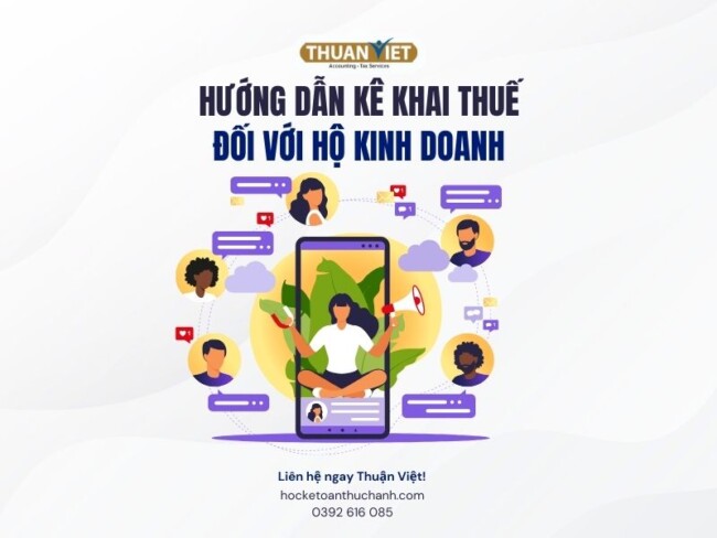 Hướng dẫn kê khai thuế đối với hộ kinh doanh