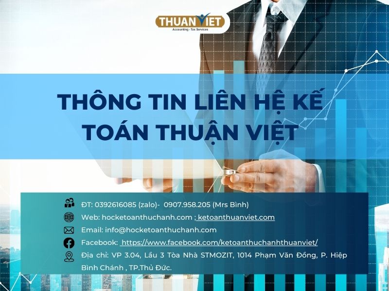 Thông tin liên hệ kế toán Thuận Việt