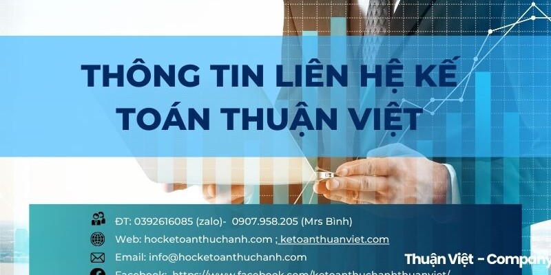Thông tin liên hệ kế toán Thuận Việt