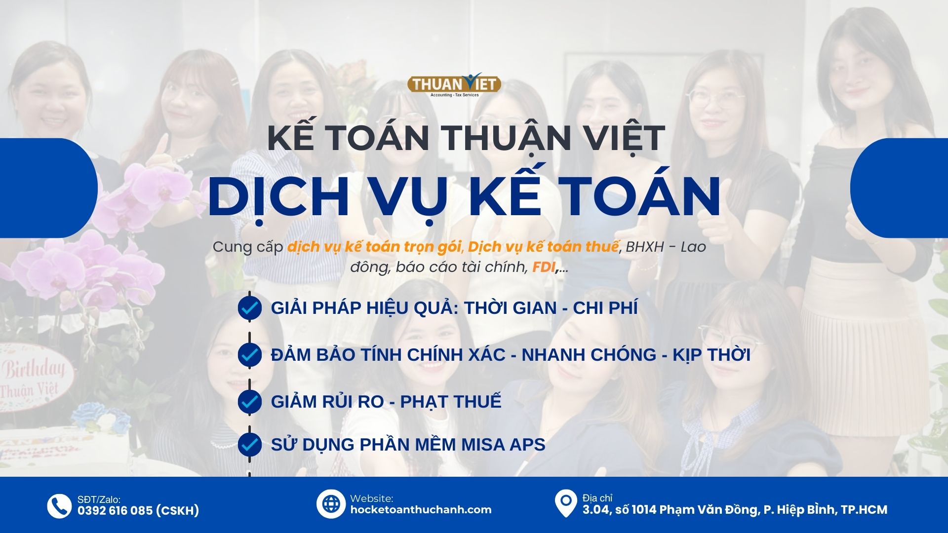 Công ty dịch vụ kế toám thuế Thuận Việt