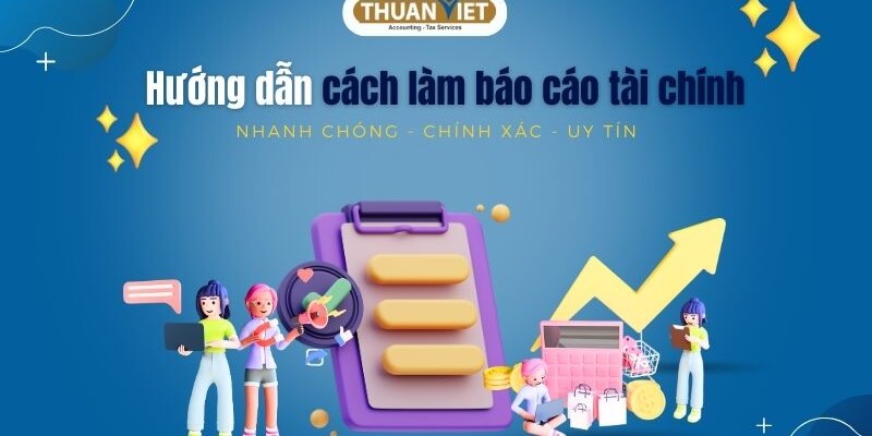 5 Các bước thực hiện một báo cáo tài chính