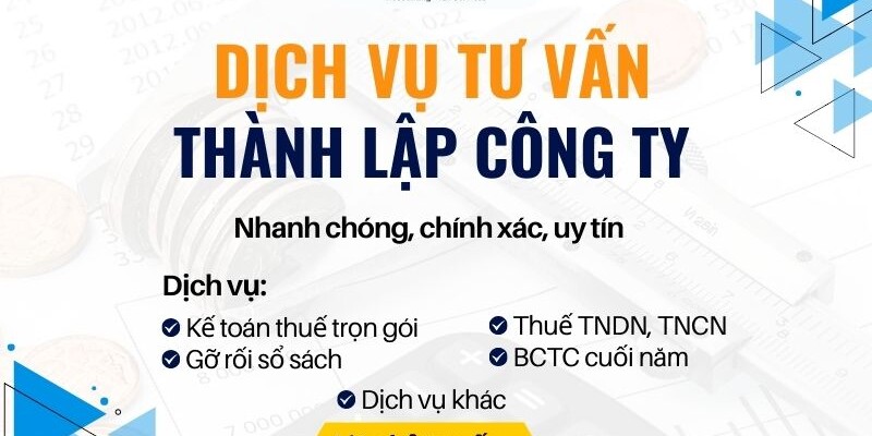 Dịch vụ tư vấn thành lập công ty