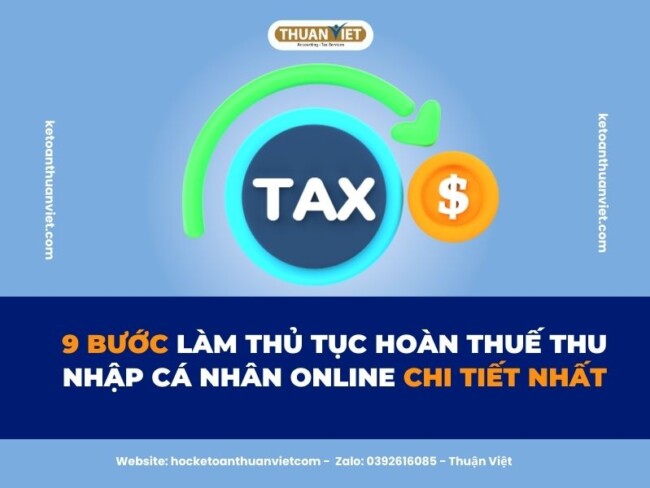 7 MẸO HỌC NGUYÊN LÝ KẾ TOÁN HIỆU QUẢ (11) Thủ tục hoàn thuế thu nhập cá nhân Online