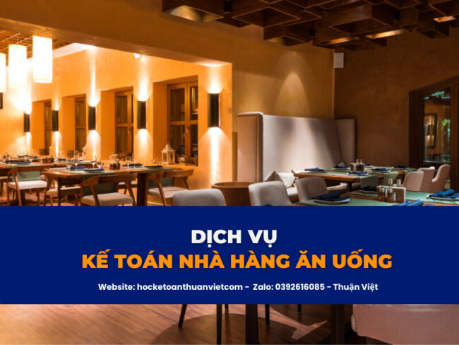 2 Dịch vụ thuê kế toán nhà hàng ăn uống