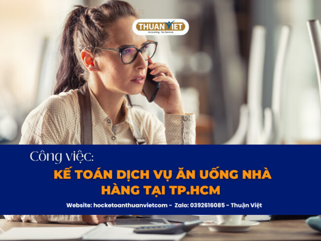 7 MẸO HỌC NGUYÊN LÝ KẾ TOÁN HIỆU QUẢ (27) Công việc của một Kế toán dịch vụ ăn uống nhà hàng