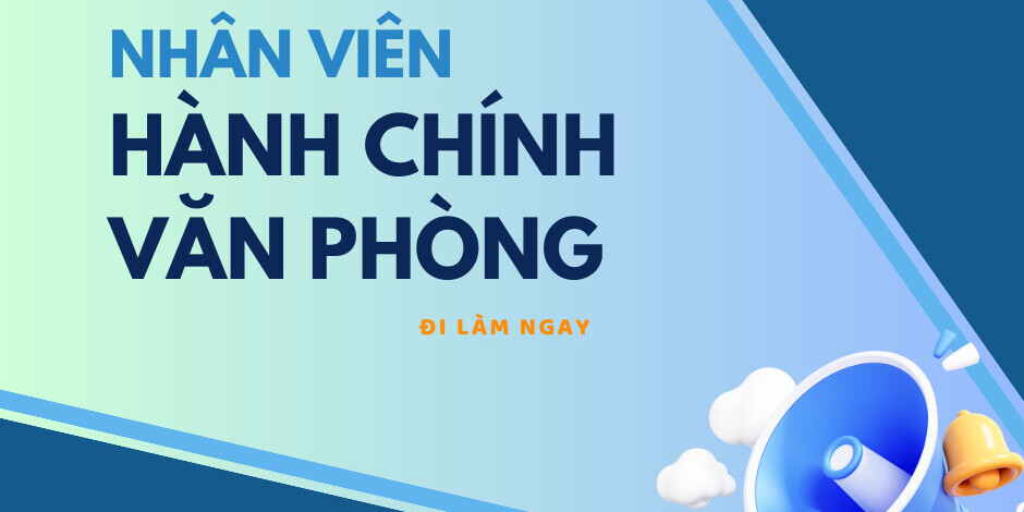 Modern Hiring Recruitment Announcement Facebook Post Tuyển dụng nhân viên hành chính văn phòng