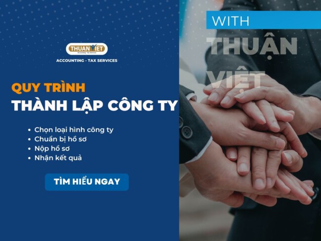 Quy trình thành lập công ty Quy trình thành lập công ty mới
