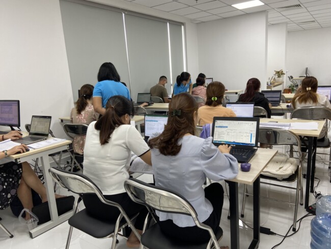 Lớp học kế toán thực hành