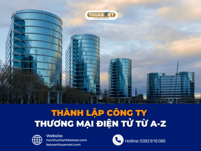 Thành lập công ty thương mại điện tử Thành lập công ty thương mại điện tử