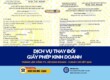 Dịch vụ thay đổi giấy phép kinh doanh tại Thủ Đức