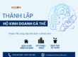 Thành lập hộ kinh doanh cá thể