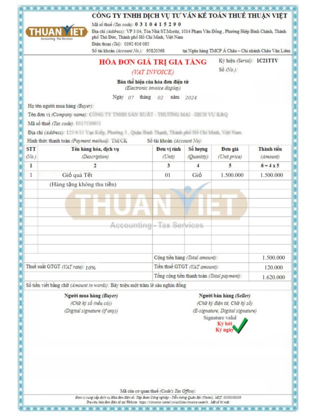 xuat-hoa-don-qua-tang Cách xuất hóa đơn quà tặng cho nhân viên hợp lý