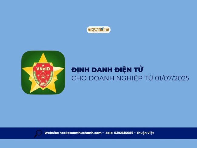dinh-danh-dien-tu Định danh điện tử cho doanh nghiệp trước 01/07/2025