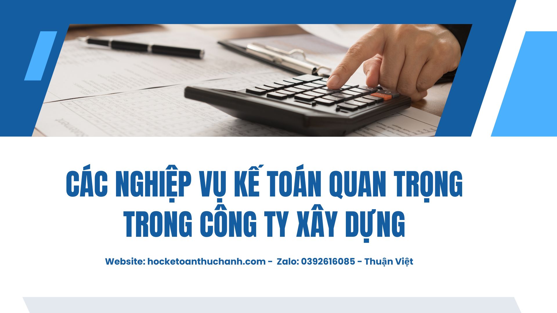 Quy trình kế toán công ty xây dựng