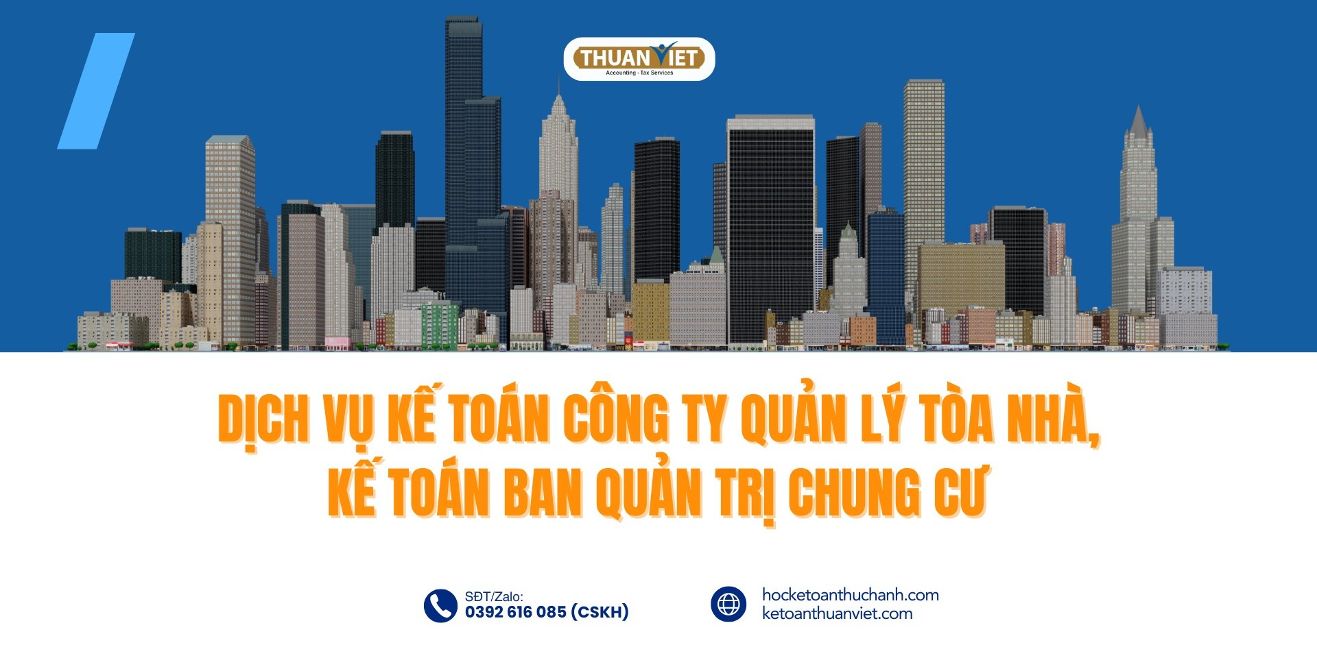 Dịch vụ kế toán công ty quản lý tòa nhà, chung cư