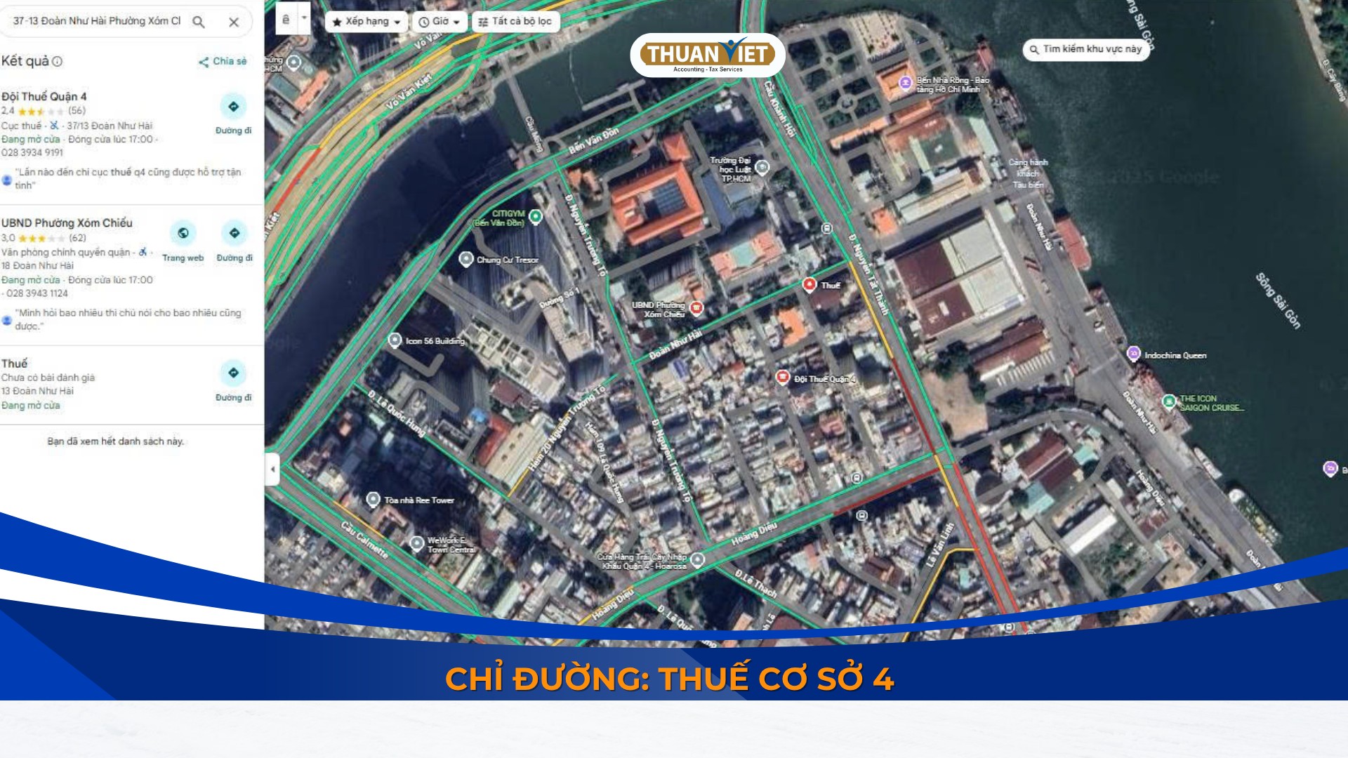 Địa chỉ Map: Thuế Cơ sở 4 thành phố Hồ Chí Minh