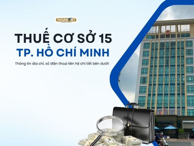 Thuế cơ sở 15 thành phố Hồ Chí Minh