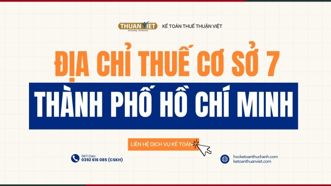 Thuế cơ sở 7 thành phố Hồ Chí Minh