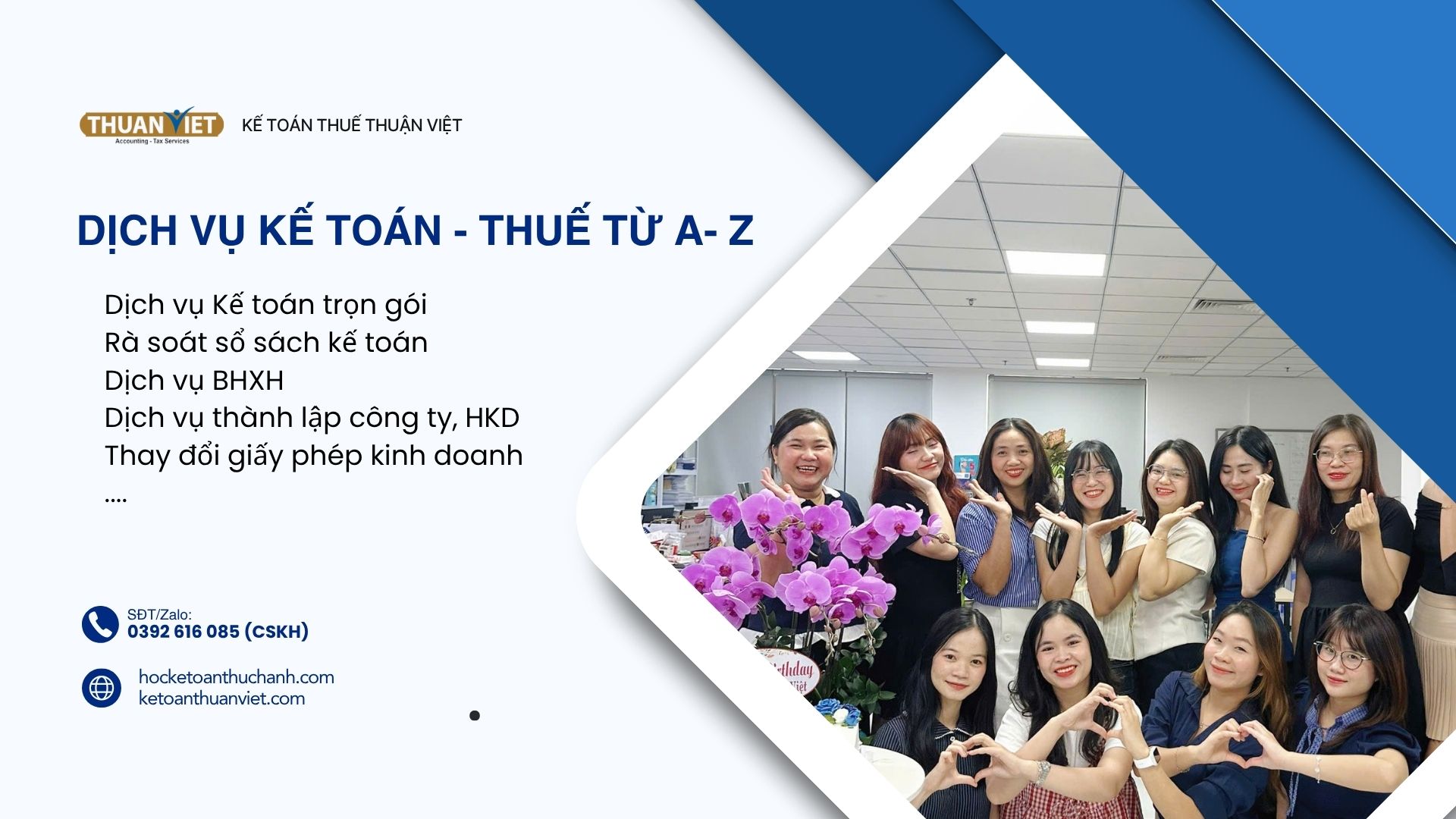 Dịch vụ ké toán trọn gói tại Thuế cơ sở 7 TP. Hồ Chí Minh
