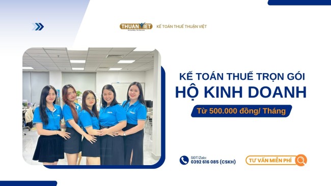 Dịch vụ kế toán hộ kinh doanh cá thể