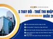 Thuế thu nhập cá nhân 2025 - Áp dụng 1/7/2026