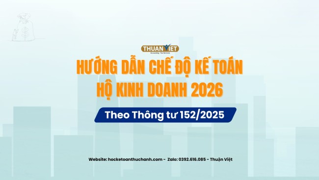Chế độ kế toán hộ kinh doanh - Áp dụng 2026