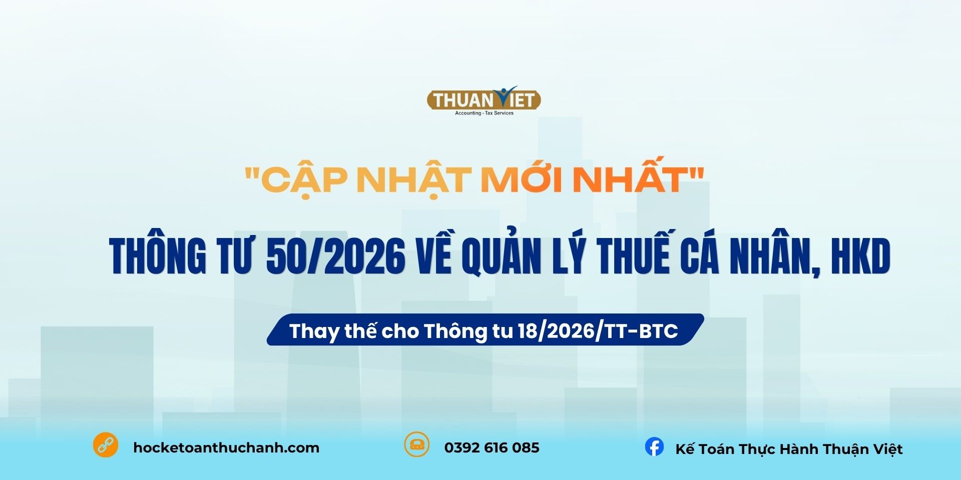 Thông tư 50/2026 Thông tư 50/2026