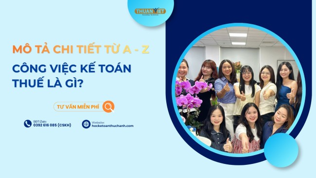 Công việc của kế toán thuế Công việc của kế toán thuế