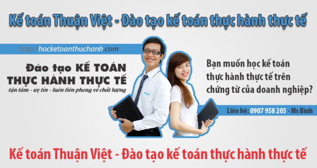 học kế toán thực hành