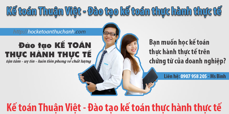 học kế toán thực hành
